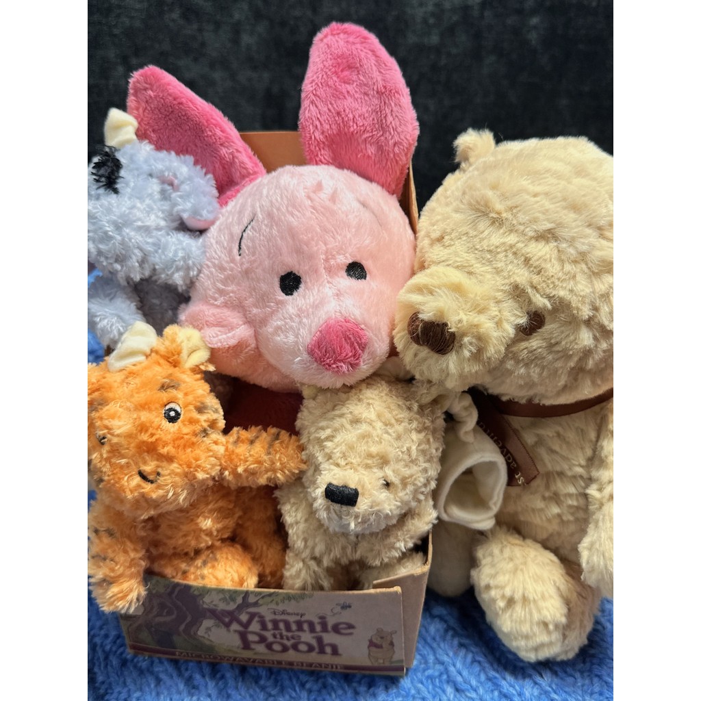Thời Trung Cổ Winnie the Pooh Piglet Little Donkey Eeyore Puff Sang Trọng Búp Bê Đồ Chơi Sách Hình D