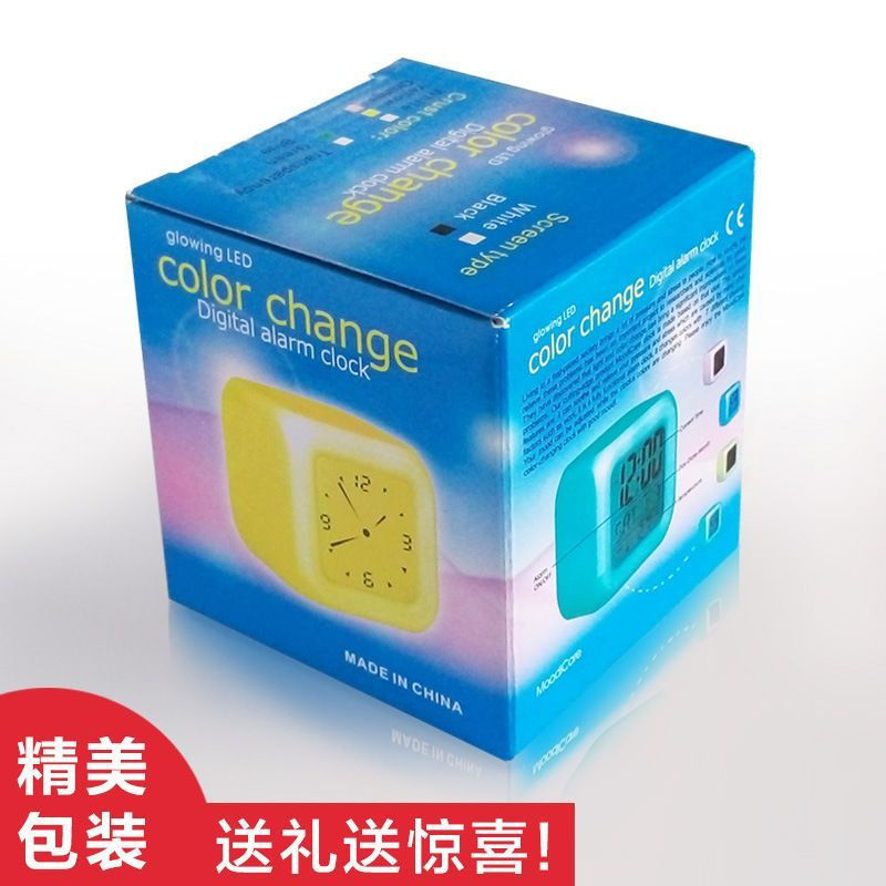 CH~Minecraft Minecraft game and anime merchandise luminous silent alarm clock MC Student and childre