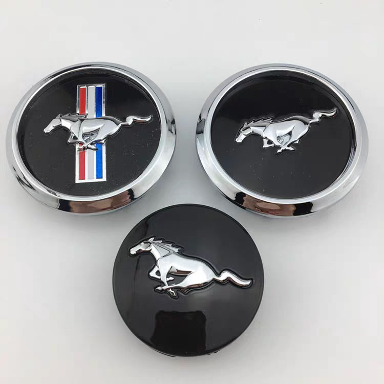 Thích hợp cho Ford Mustang Hub Cap Mustang Tire Center Logo Trung tâm ô tô nguyên bản Kích thước tru