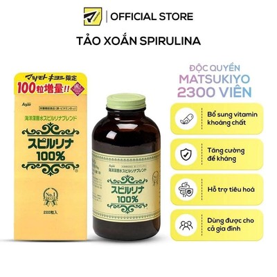TPBVSK: VIÊN UỐNG TẢO SPIRULINA JAPAN ALGAE 2300 VIÊN, HỖ TRỢ SỨC KHỎE, HỖ TRỢ CẢI THIỆN TIÊU HÓA