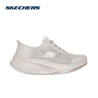 Giày Thể Thao Nữ Skechers Slip-Ins GOwalk Max Walker Ayva Đi Bộ - 125067-NAT Air-Cooled Memory Foam