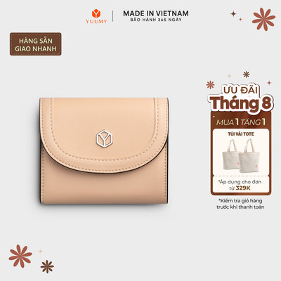 Ví Yuumy (Thời trang nữ dáng ngắn nhỏ gọn xinh xắn - Ví da Seasand YV105) Bagsmart