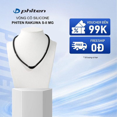 Vòng Cổ Phiten Rakuwa Necklace S-II Mg Hỗ Trợ Cân Bằng Cơ Thể Chăm Sóc Sức Khỏe Phong Cách Thời Trang