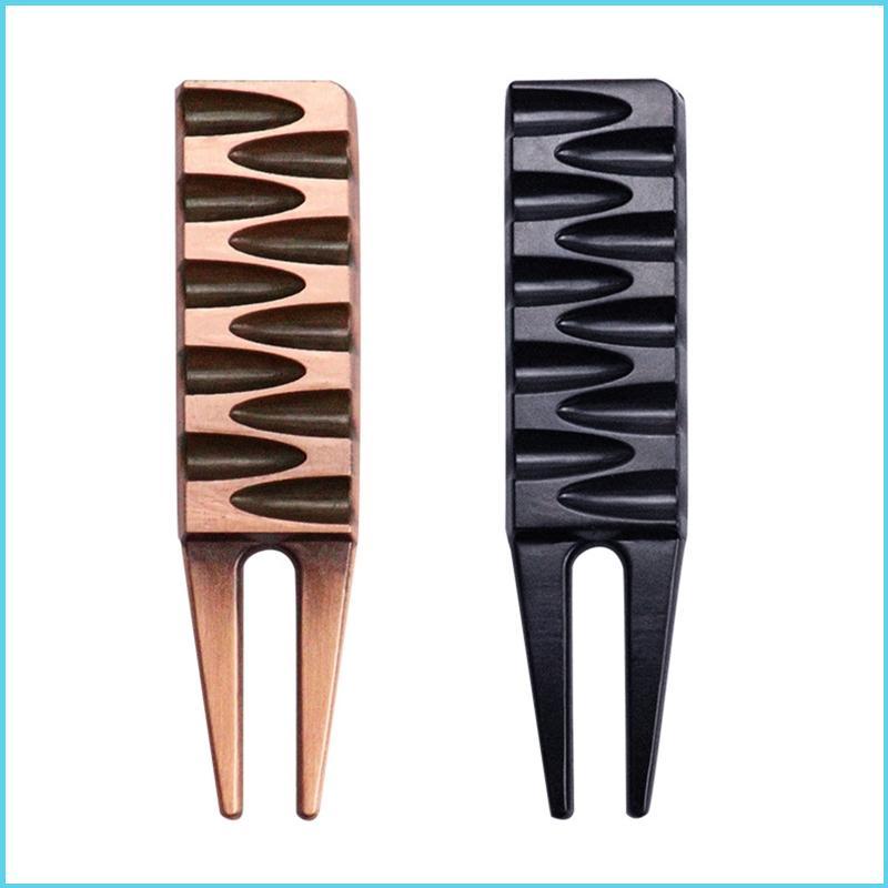RUN Golf Divot Tool Golf Divot Marker Pitch Groove Cleaner Golf Putting Green Fork