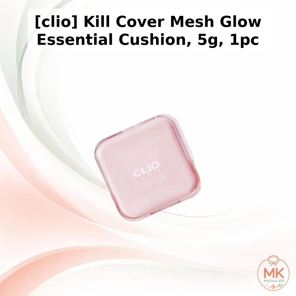 [clio] Kill Cover Mesh Glow Essential Cushion Mini SPF50 + PA + + +, 5g, 1 cái / 3 sắc thái / Kem nề