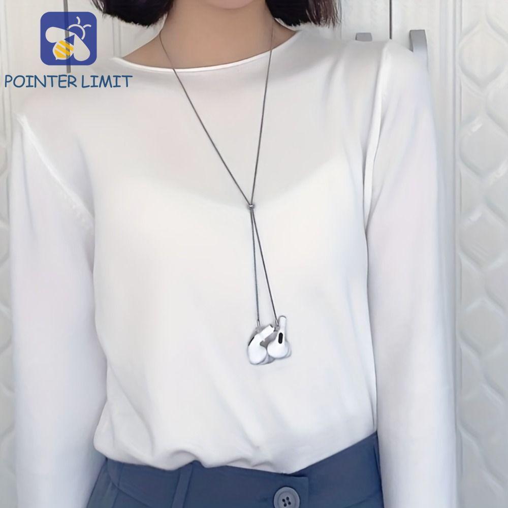 POINTER LIMIT Giá đỡ tai nghe Bluetooth, Kẹp giữ tai Dây chuyền tai nghe chống mất, Trang trí cổ bằn