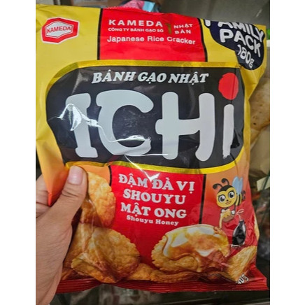 [Sẵn Hàng] Bánh Gạo ICHI Mật Ong