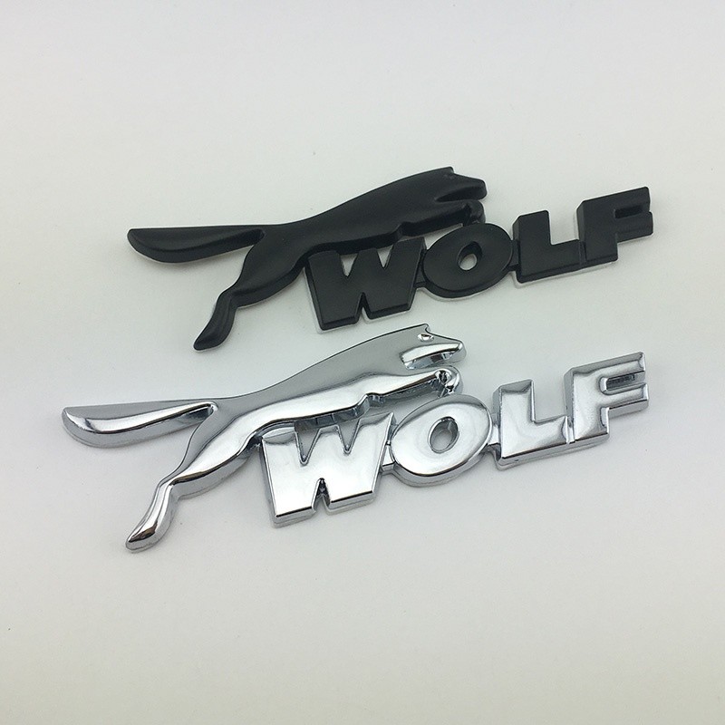 Ford Mondeo Focus Focus WOLF Nhãn sửa đổi WOLF English Trunk Label Wolf Logo