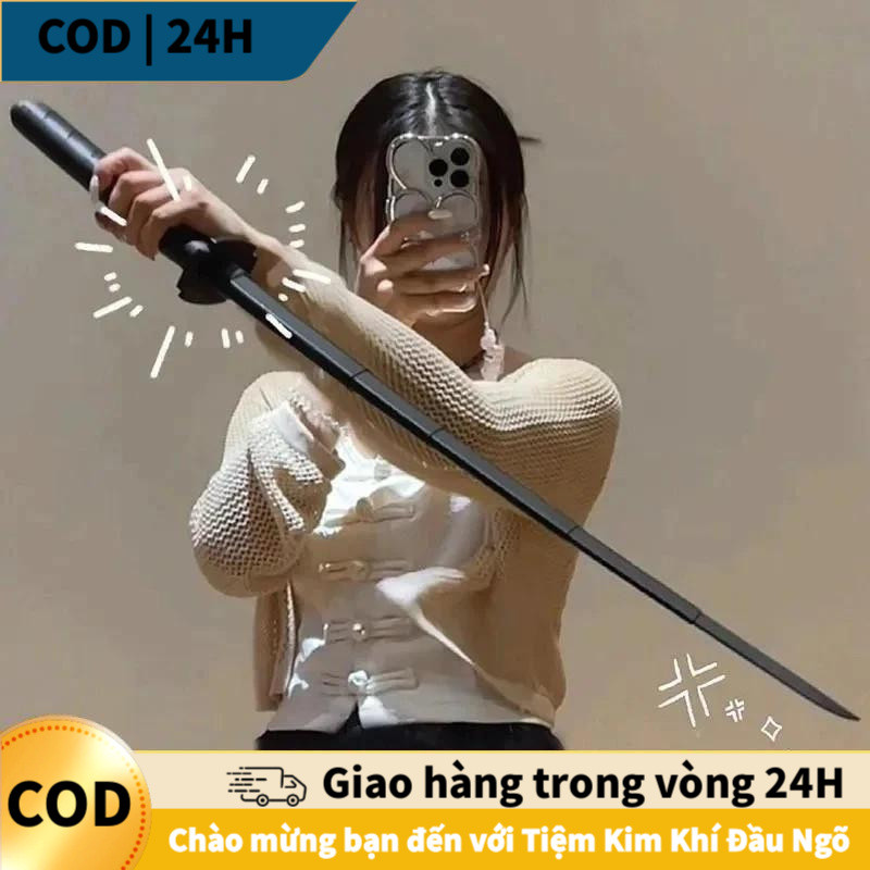 [COD] Kiếm Katana cosplay rút gọn, nhựa ABS, 3 màu, không sắc nhọn