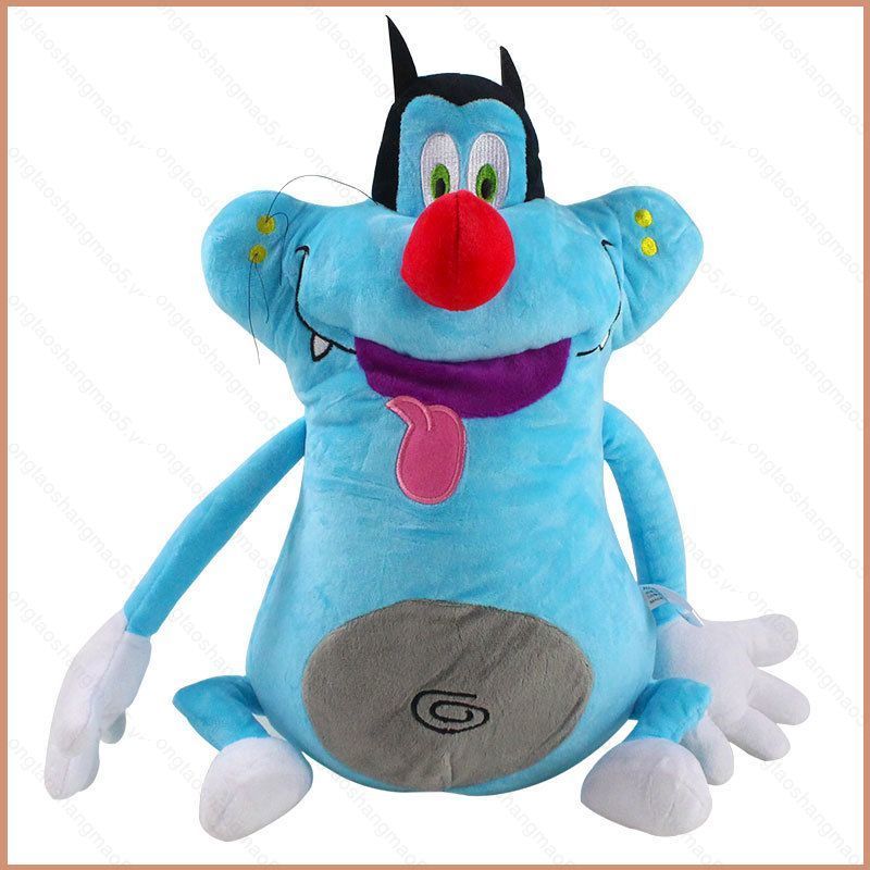 Dub 37CM Oggy et les cafards Hoạt Hình Đồ Chơi Nhồi Bông Mặt Dây Chuyền anime Đồ Chơi Mềm Dễ Thương 