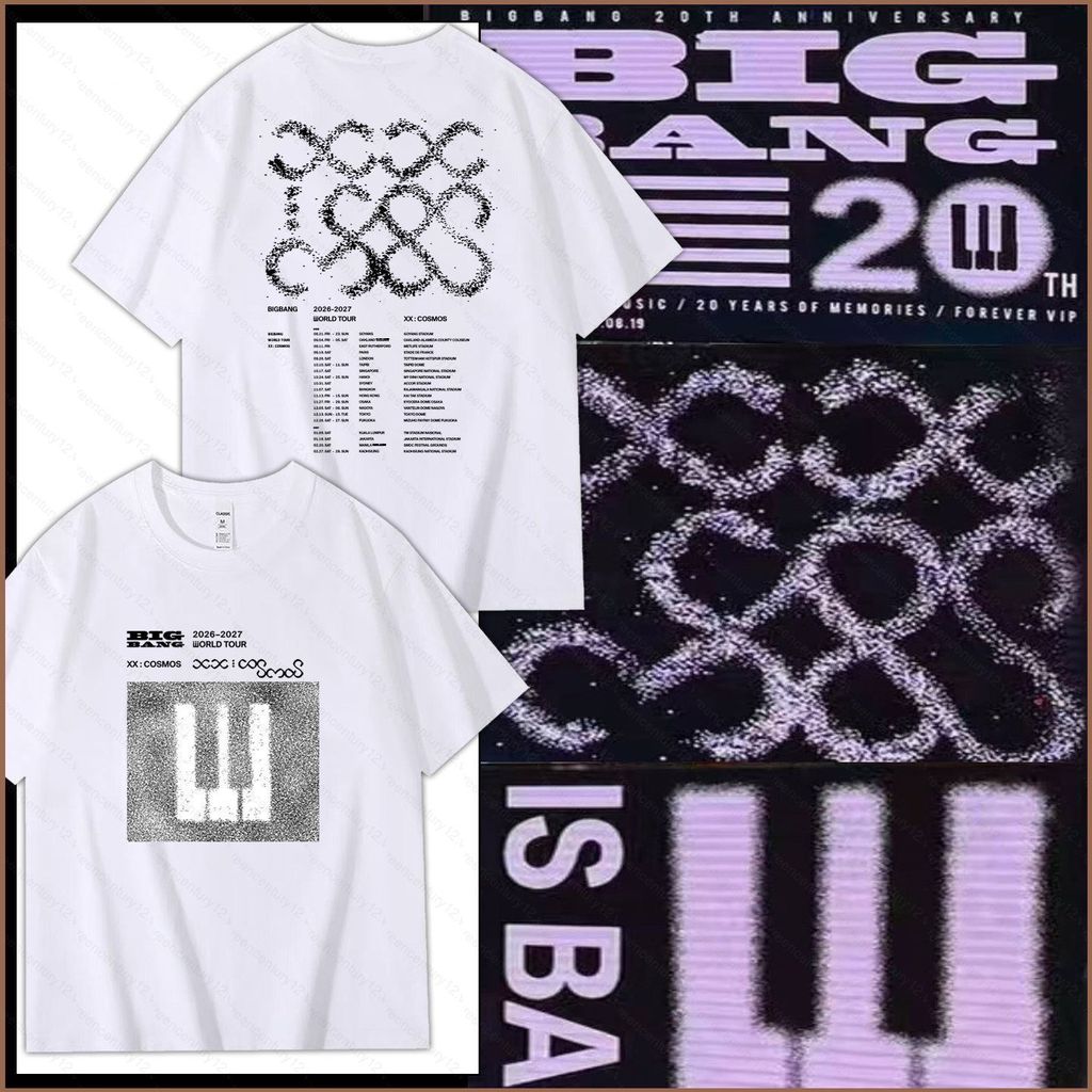 GC12 BIGBANG Kỷ niệm 20 năm World Tour XX: Áo thun ngắn tay COSMOS G-dragon Daesung GC12