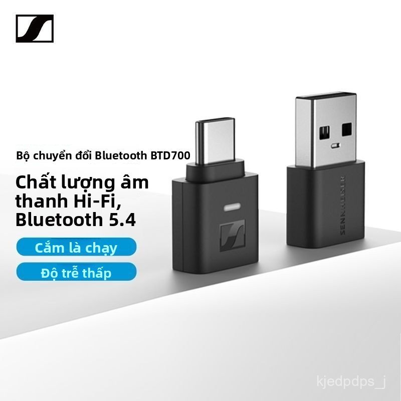 Bộ chuyển Bluetooth Sennheiser BTD700 USB nhận âm thanh không cần driver cắm là chạy