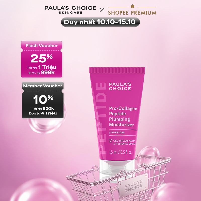 Kem dưỡng ẩm căng mọng và giảm nếp nhăn Paula's Choice Pro-Collagen Peptide…