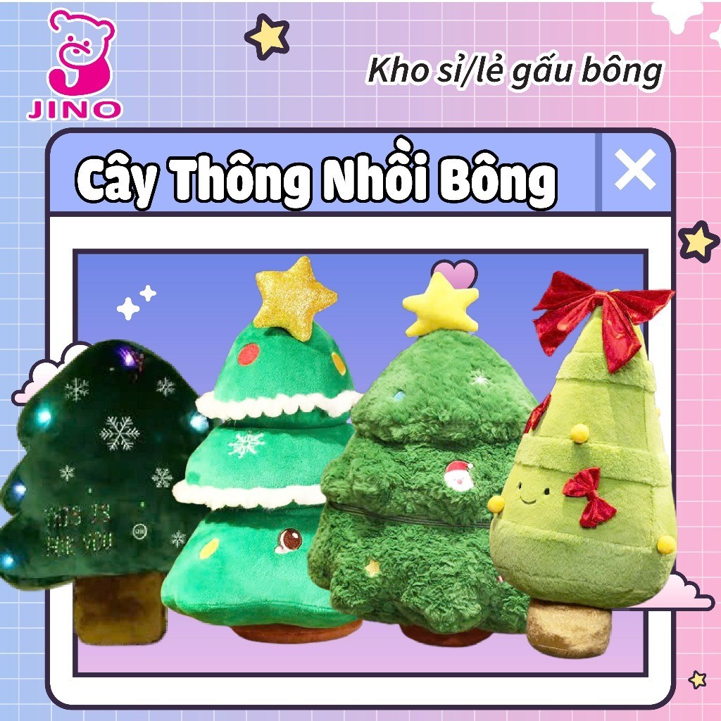 Gấu Bông Cây Thông Noel Cao Cấp, Bộ Sưu Tập Cây Thông Noel mới nhất năm 2026 làm quà tặng đáng yêu