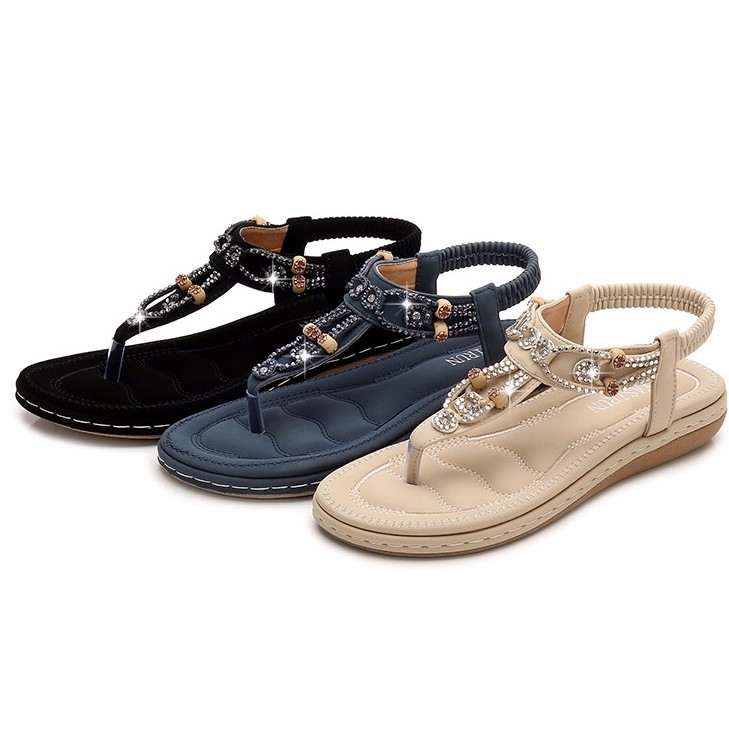 Giày Bohemian HB8 Nữ Dép Size Lớn