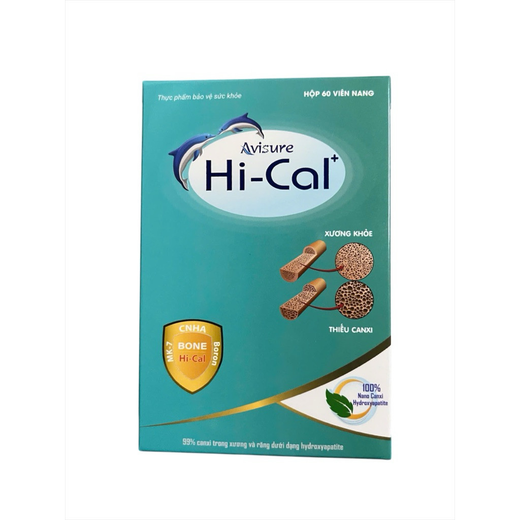 Tích Điểm - Canxi Hical Avisure bổ sung canxi D3 K2