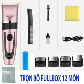 [Bạn mới nhập COSHBM -50% đơn 0Đ] Tông Đơ Cắt Tóc 7Days Smile - Đầu Sạc USB - Tặng Kèm 9 Phụ Kiện