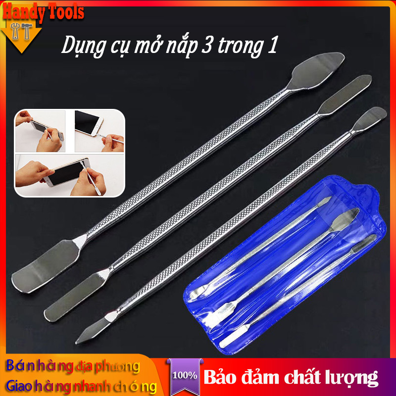  Bộ 3 Dụng Cụ Mở Điện Thoại Laptop Inox – Tháo Lắp Máy Tính Bảng, Chống Gỉ, Hỗ Trợ Sửa Chữa