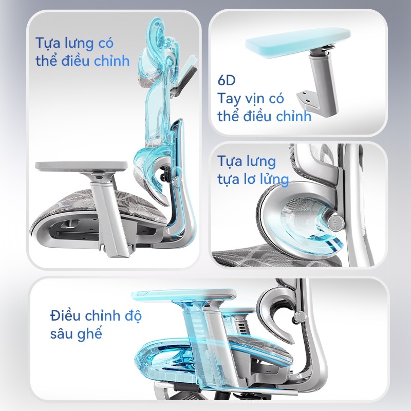 【TOP】Xpanse LS900 ghế công thái học Nâng cấp chân thép, chịu tải 280KG, đệm ngồi có thể điều chỉnh ghế văn phòng | BigBuy360 - bigbuy360.vn