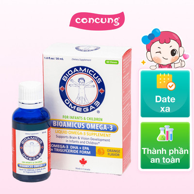 Combo 2 Thực phẩm bảo vệ sức khỏe BioAmicus Omega-3 chính hãng