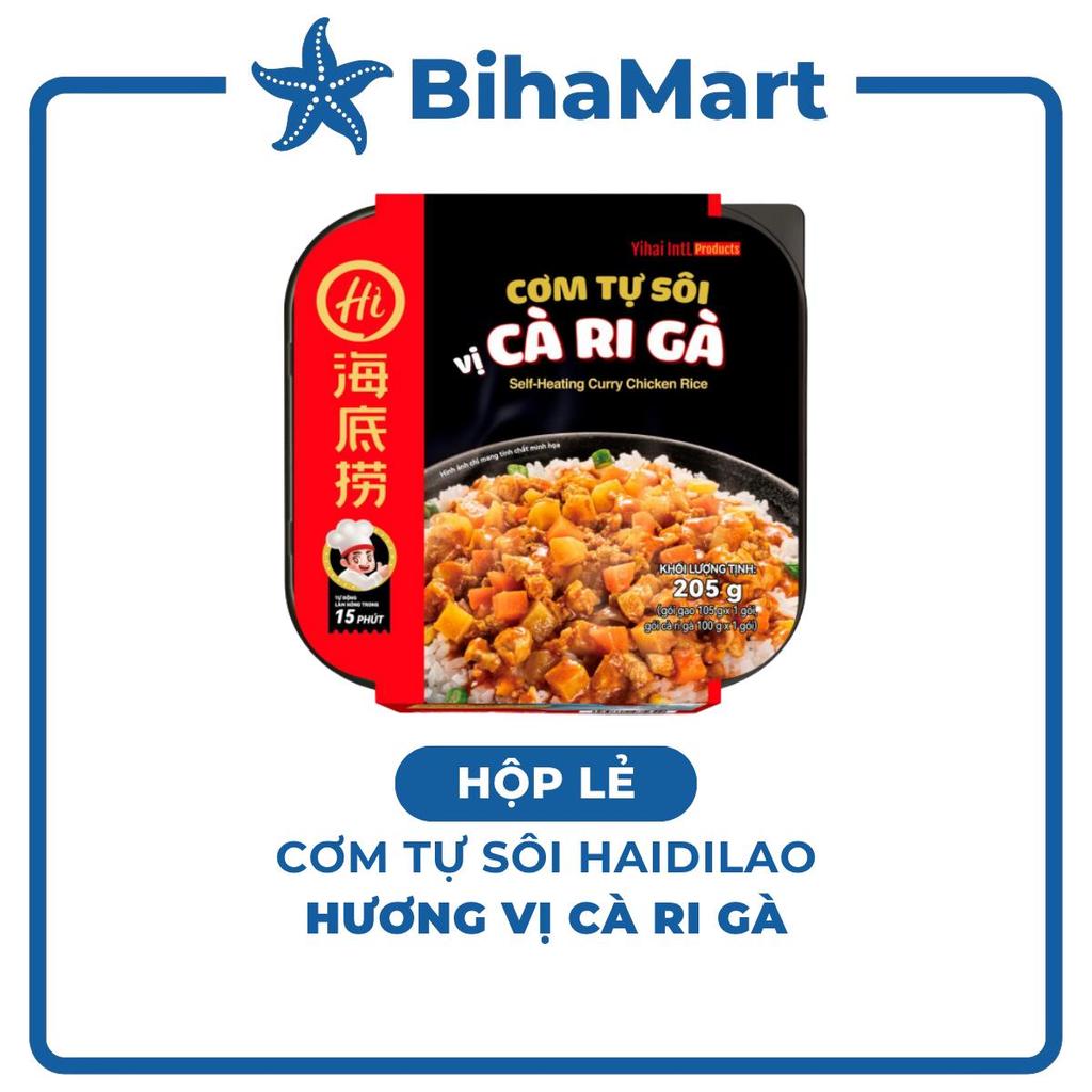 [HỘP LẺ] - YIHAI - Cơm tự sôi Haidilao hương vị Cà ri gà, Cơm tự sôi Hadilao Cà ri gà (205g/hộp)