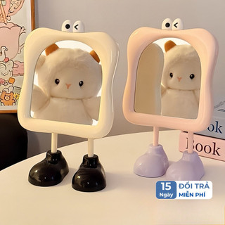 Gương Trang Điểm Để Bàn Dễ Thương Mini Có Chân Đứng – Gương Makeup Soi Mặt Kiểu Cute Trang Trí Bàn Học Bàn Làm Việc