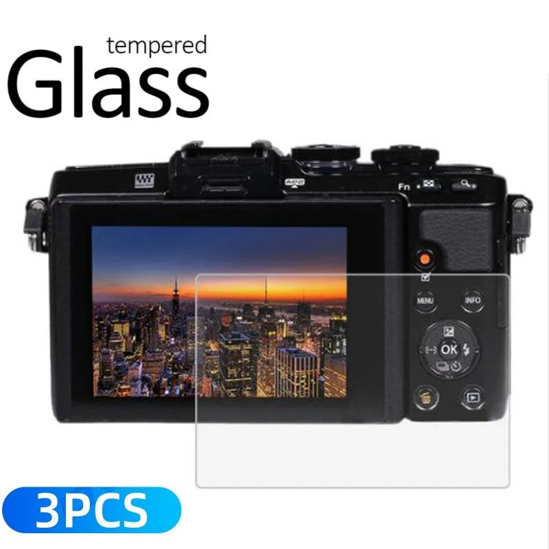3 Chiếc Dành Cho OM SYS TG7 OM5 OM3 II Camera LCD Bảo Vệ Màn Hình Kính HD Cho Oly TG6 TG5 TG4 PEN-F 