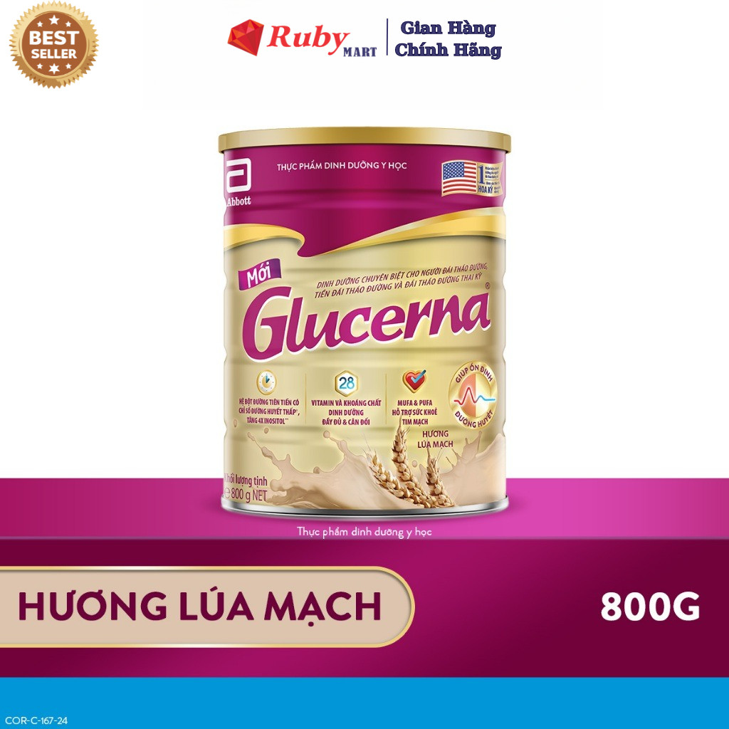 [KOL LIVE] Glucerna Lúa mạch 800g
