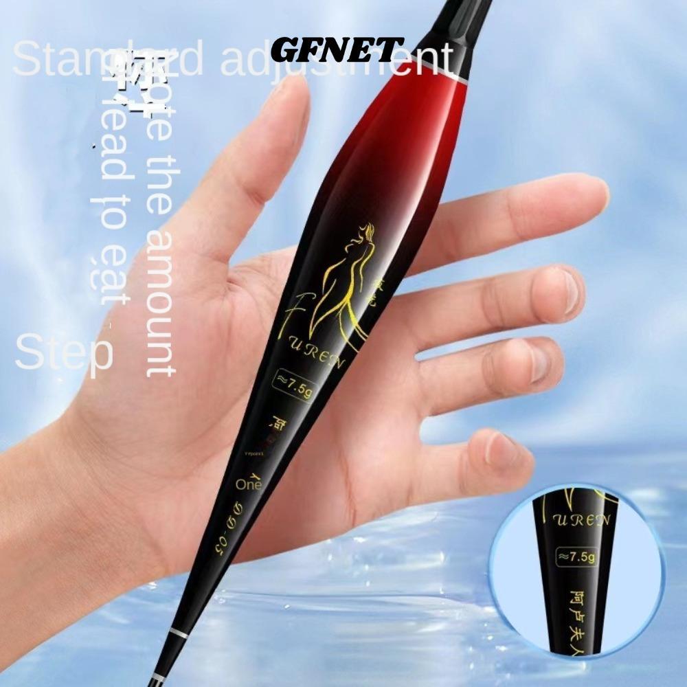 Phao câu cá GFNET, Phao phao phao câu cá Phao đèn Led câu cá, nóng. Chỉ báo đổi màu móc cắn đuôi dài