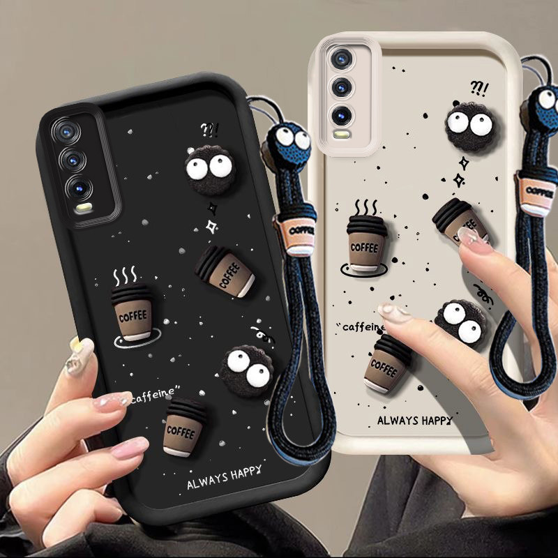 Ốp lưng vivo y20 vivo y12s y20 y20i y20g y20t Ốp lưng 3D Thiết kế cốc Vỏ điện thoại di động TPU bền