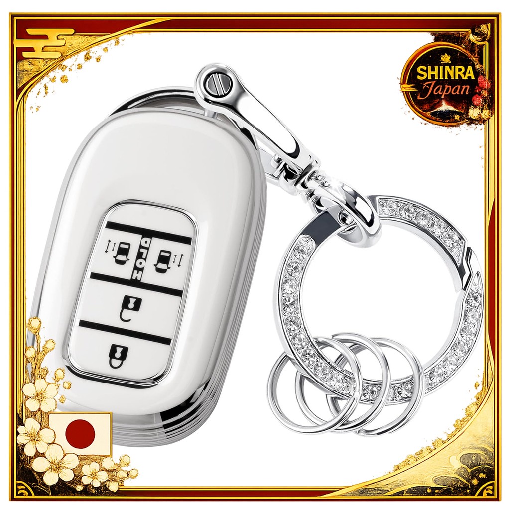 《Direct From Japan》  Unhoke N-BOX Custom JF5 JF6 Key Case Compatible with Honda New Step Wagon Key C