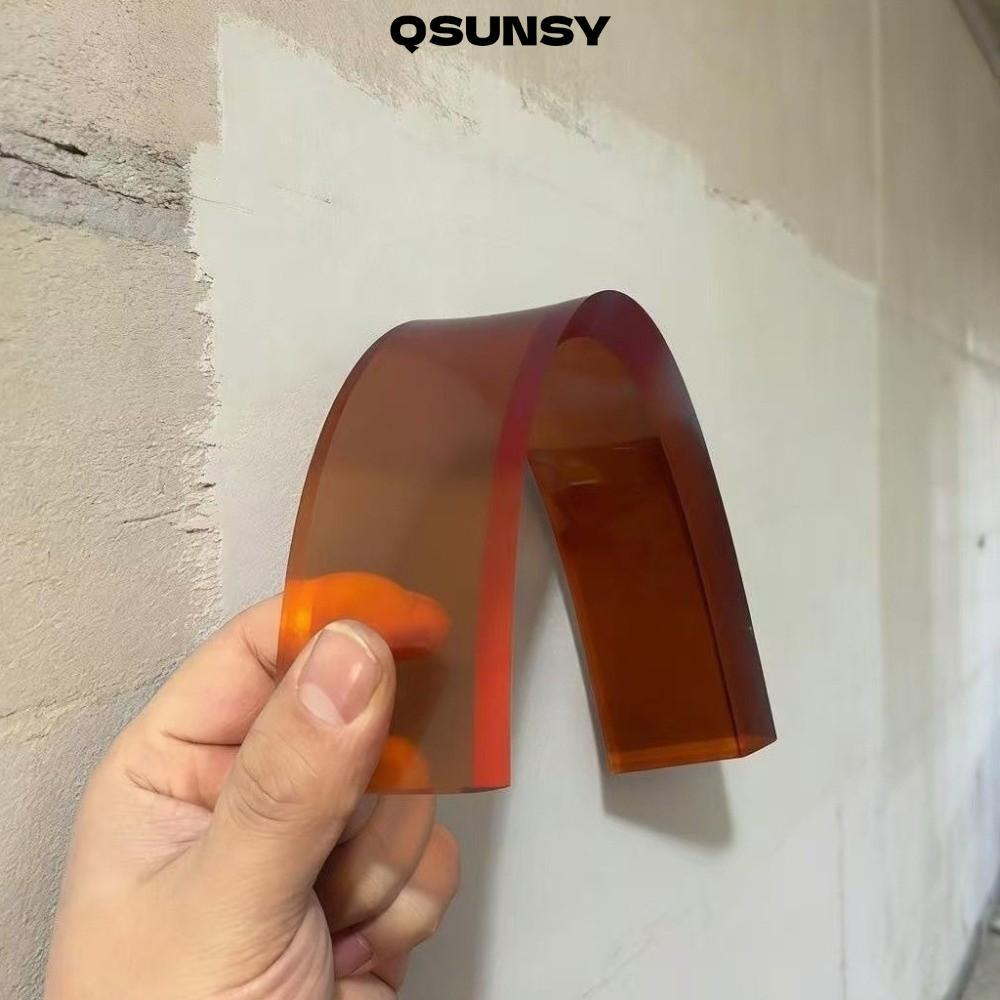 QSUNSY Wall Scraper Putty, 30 / 50cm Polyurethane Putty Squeegee Spatula, Arc Scraper Linh hoạt Putt