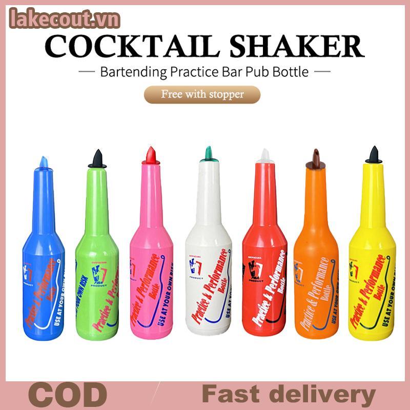 Lat Flair Bartender Huấn Luyện Thanh Chai Và Cotail Shaker Kit Cho Quán Rượu Đảng Thực Hành Uống Phi