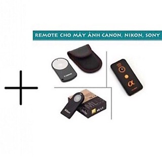 Combo chân nhện+ Remote +kẹp điện thoại,máy ảnh