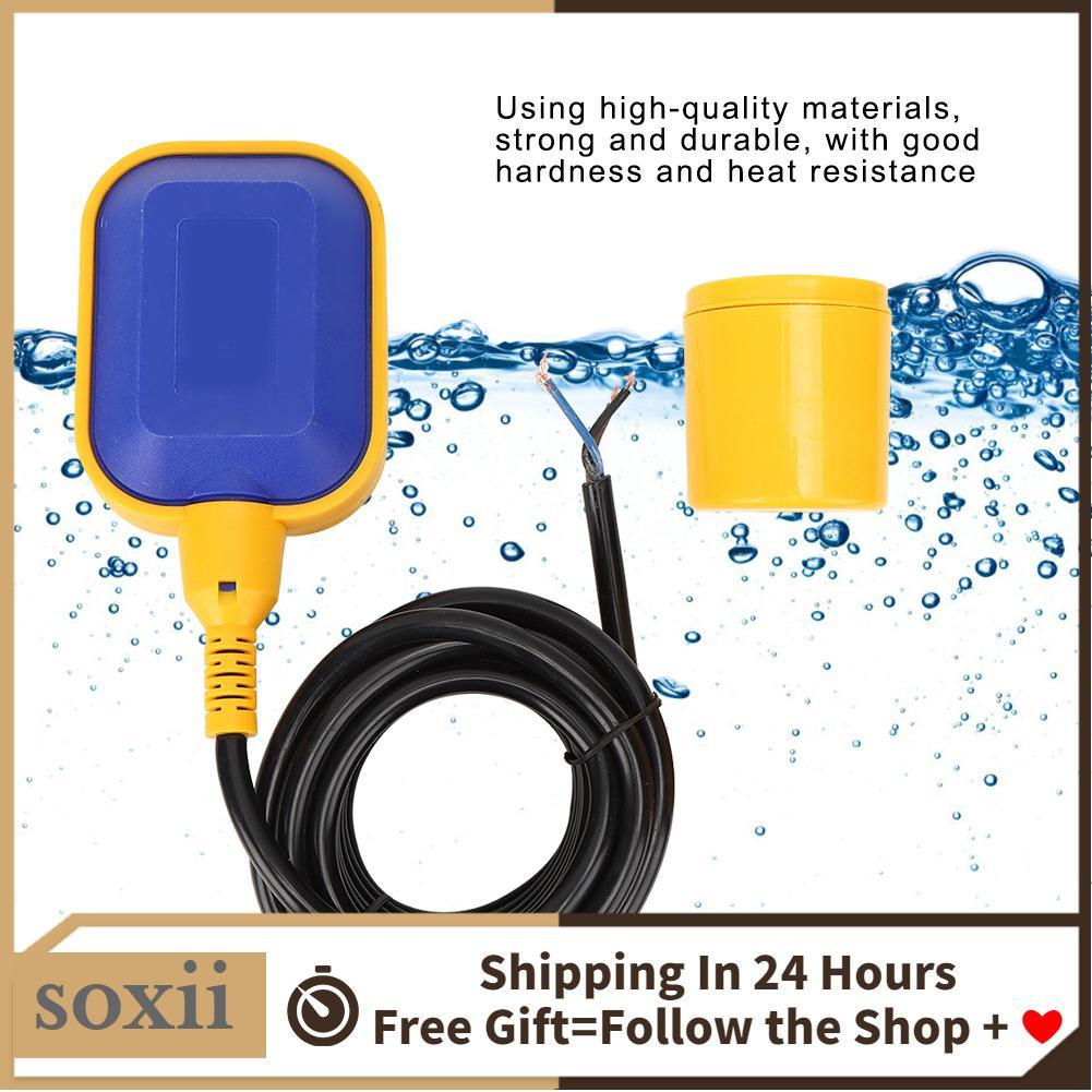 soxii BERM Công Tắc Phao FQ2 Cảm Biến Mực Nước Tự Động Điều Khiển Cáp Pump5Meter