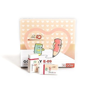 Gôm/Tẩy Điểm 10 TP-E09 (Vỉ 1 cục)