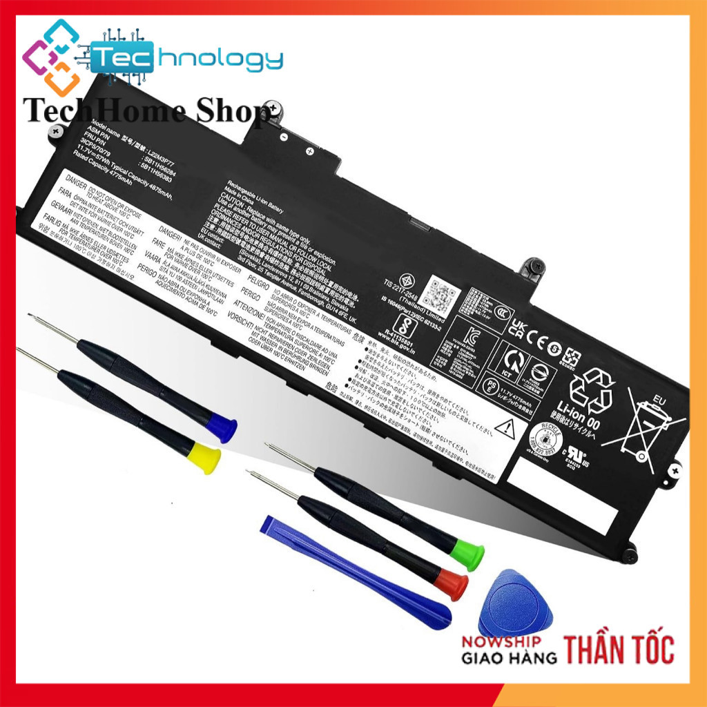 Pin Lenovo Thinkpad X1 Carbon 12th Gen12 L22D3P78 L22M3P78 L22B3P74 L22C3P76 L22C3P77 L22M3P77