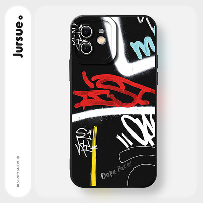 JURSUE Ốp lưng Nghệ thuật trừu tượng tối giản chống sốc chống bẩn mềm cho iPhone 17 Air 16 15 14 13 12 11 PRO MAX SE 2020 X XR XS ip 8 7 Plus MZ506897Q