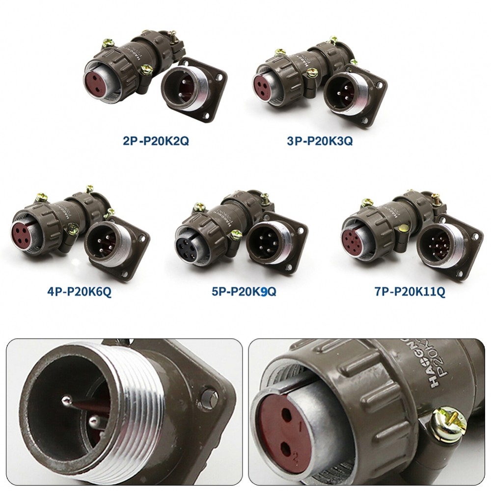 Phích cắm hàng không Conduit Mount Panel Pin Plug Wire Danh bạ kinh doanh hàng không