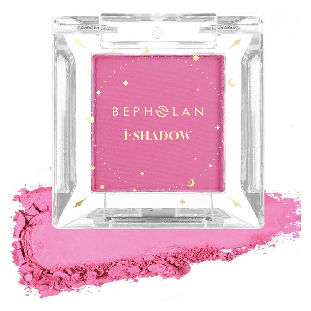 BEPHOLAN Single Matte Pink Eyeshadow Palette Rose Peach Hot Pink Eye Shadow Makeup Palette Bright Bl