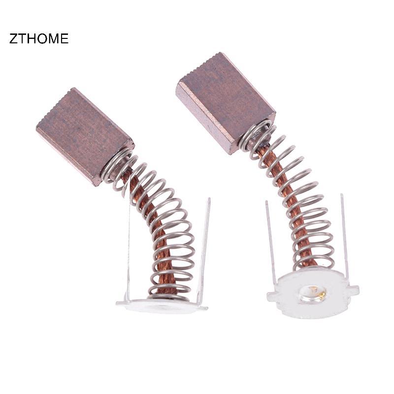 ZTHOME 2 Chiếc Động Cơ Đồng Chứa Carbon Bàn Chải Cho Bosch GSB / GSR 180-LI GSB / GSR140-LI HOT