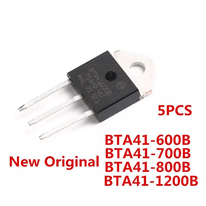 5 CHIẾC BTA41 BTA41-600B BTA41-700B BTA41-800B BTA41-1200B TO-3 40A IC DIP TRIAC dòng cao