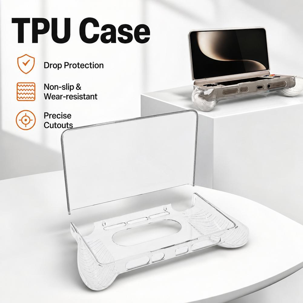 Dành cho bảng điều khiển cầm tay AYN Thor Vỏ bảo vệ TPU Vỏ mềm trong suốt cho thiết bị chơi game Odi