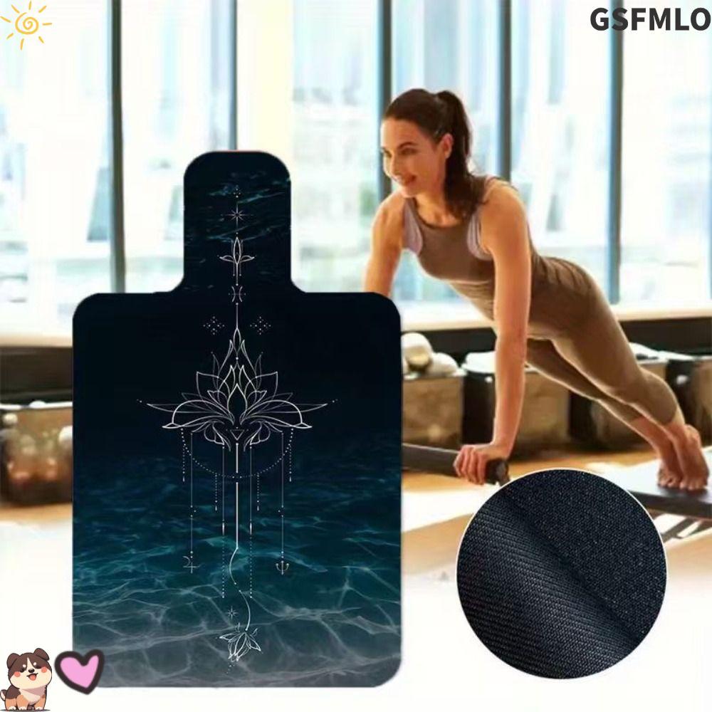 Thảm tập Pilates GSFMLO, Thảm cải cách Pilates lông cừu chống trượt, Máy cải cách Pilates siêu mỏng 