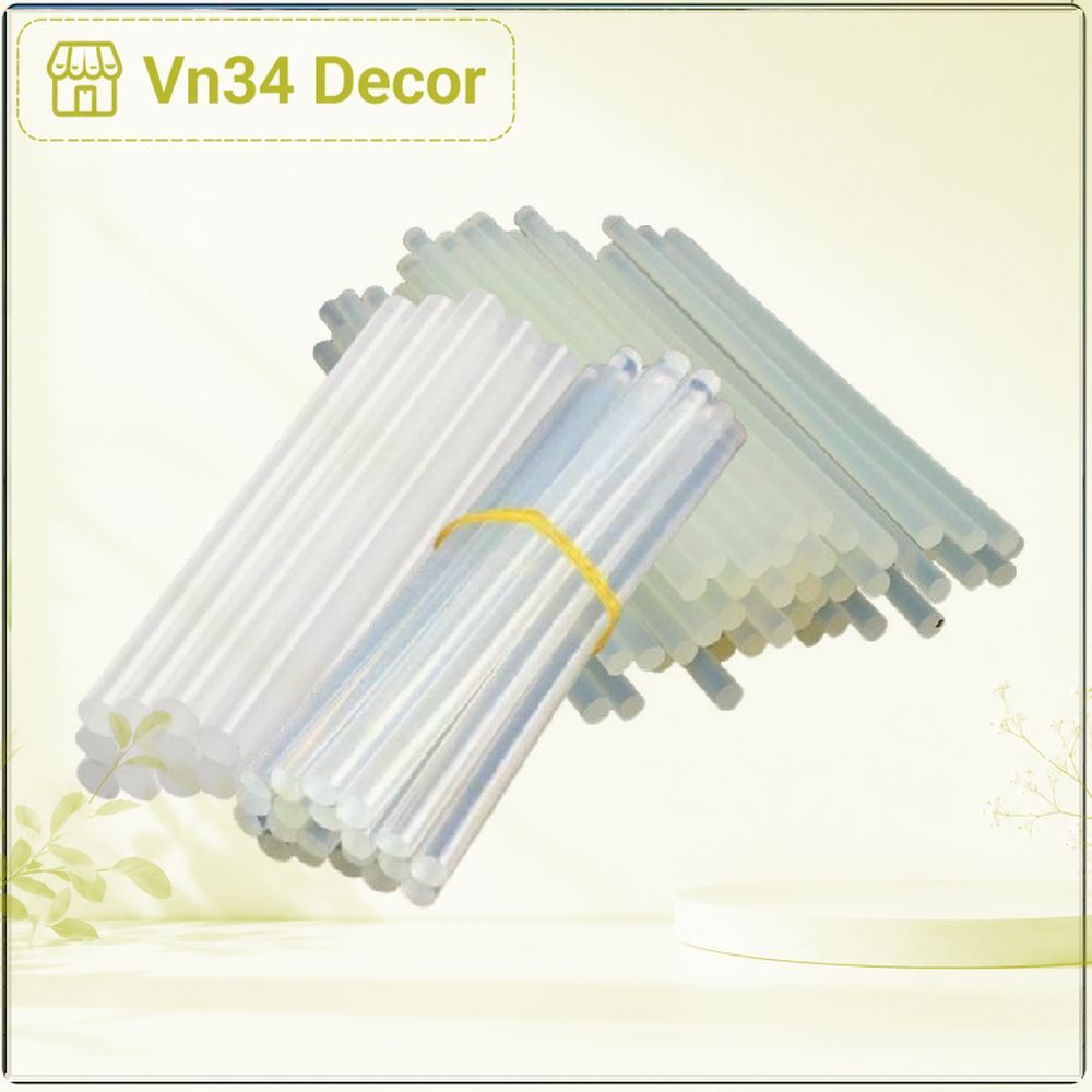 BÓ 1KG KEO NẾN Trắng Đục – Keo Silicon – Keo Nến Silicon