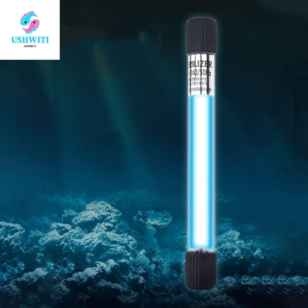 Đèn khử trùng UV bể cá MLINX, Kính / Nhựa 3 / 5 / 7 / 9 / 13W Đèn khử trùng UV, Đèn sạch bể cá chìm 