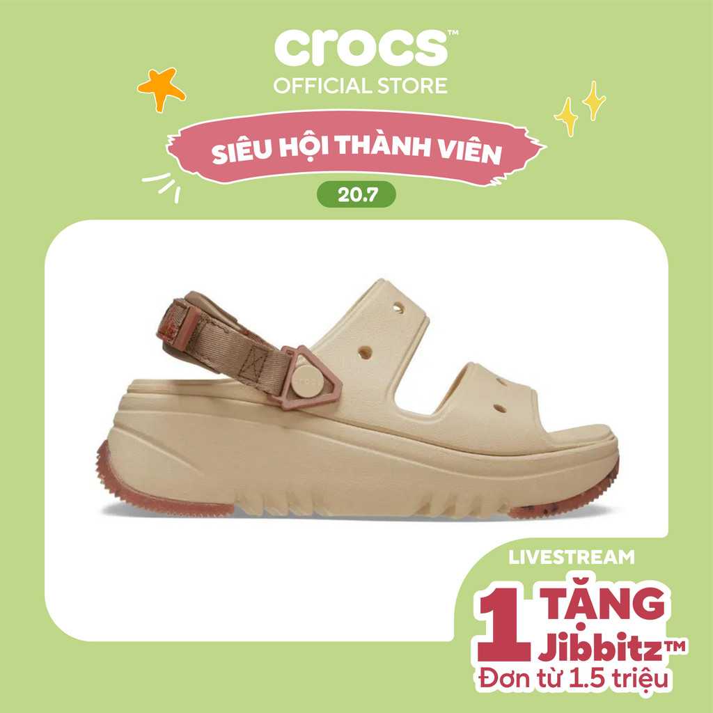 Xăng Đan Unisex Crocs Hiker Xscape  - Shitake - 208181-2DS