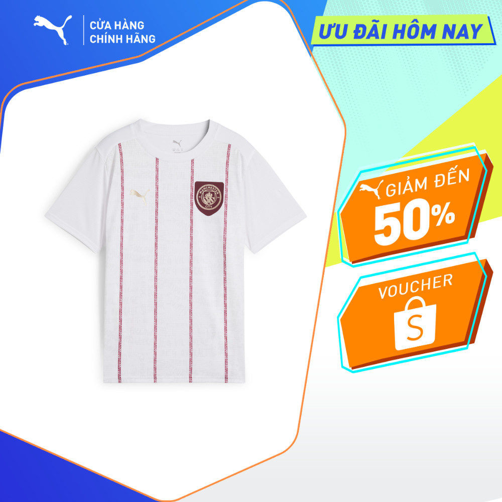 Áo Thun Thể Thao Trẻ Em Unisex PUMA MCFC Prematch SS Jersey Jr