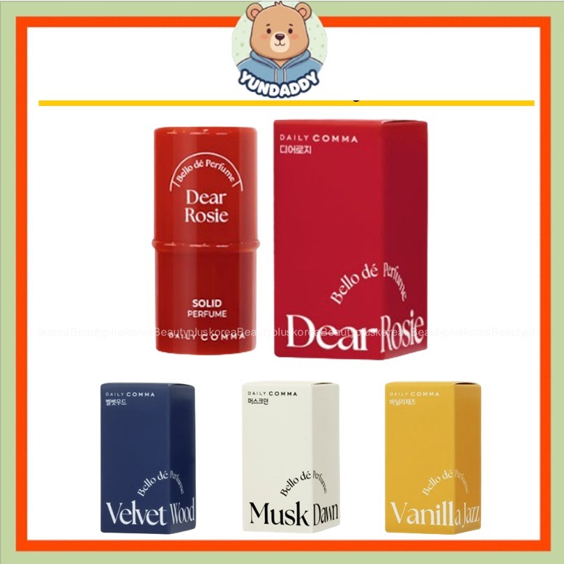 [HÀNG NGÀY COMMA] Sữa dưỡng thể rắn Bello de Aromatic 4.7g (Dear Rosie / Velvet Wood / Musk Dawn / V
