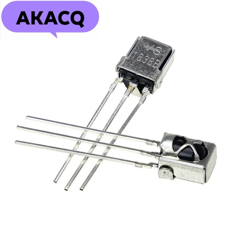 10 Chiếc Đa Năng IR Hồng Ngoại Thu TL1838 VS1838B HX1838 1838 38Khz